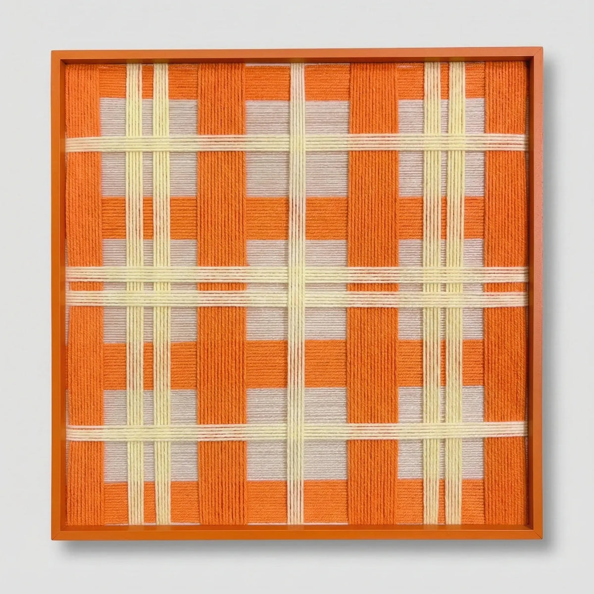 “Summer Marmalade” - Textured Fiber Wall Art