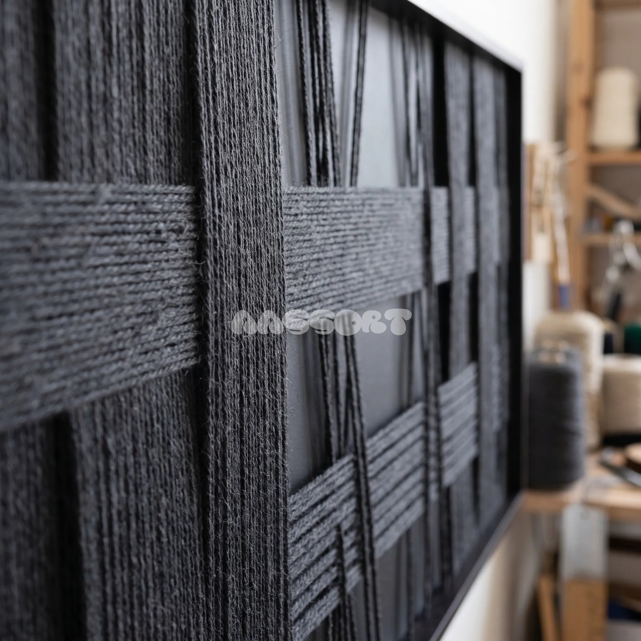 Black Thesis · 2026 One of One · Original Fiber Artwork