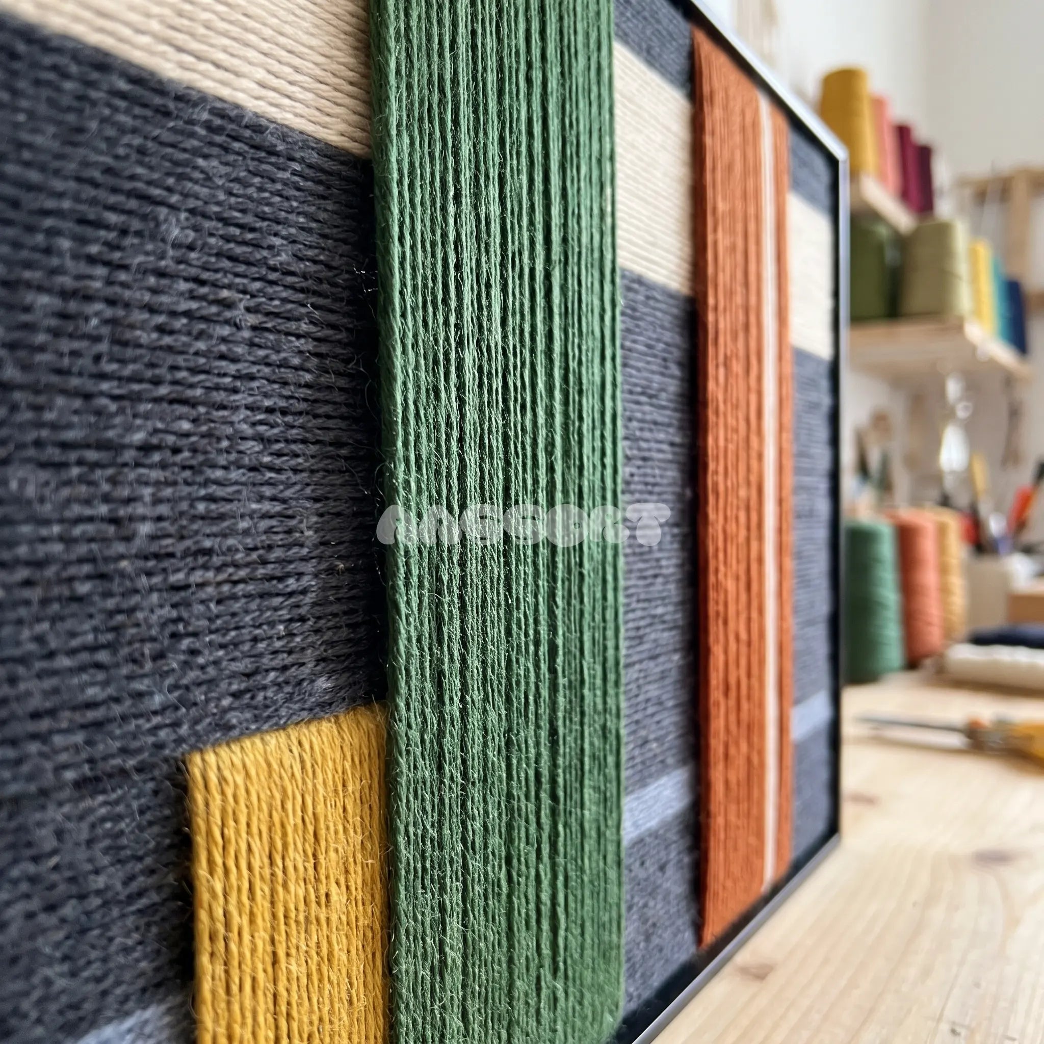 Standing Apart - Textile Art #RE099