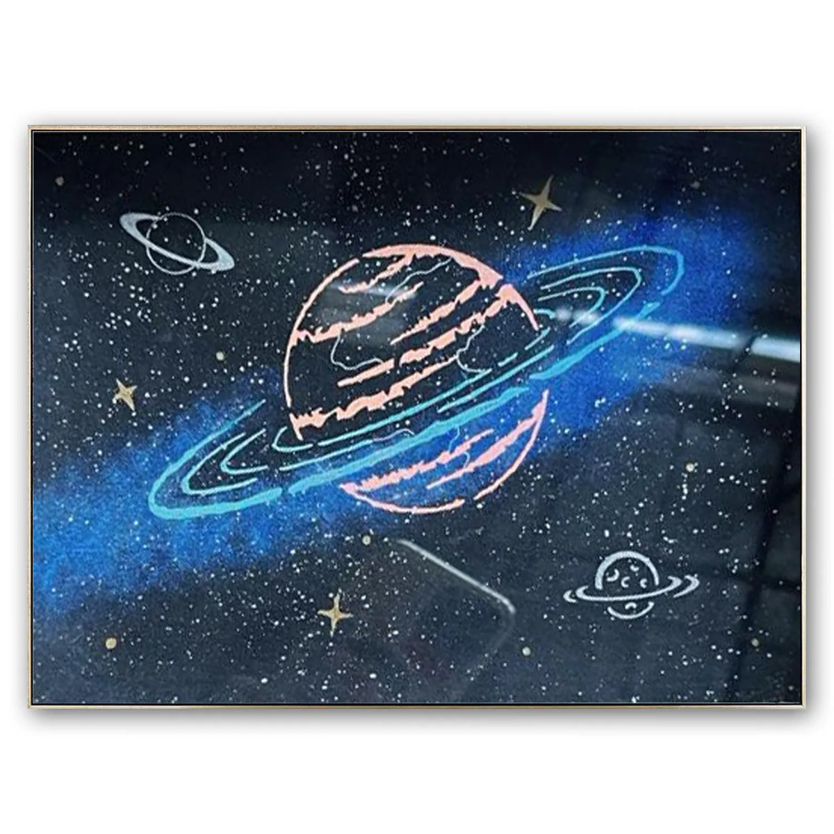Glow-in-the-Dark Asteroid Painting Kit – Create Luminous Space Art | DIY Cosmic Glow