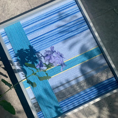 Blue Sea - Textile Art #SQ008