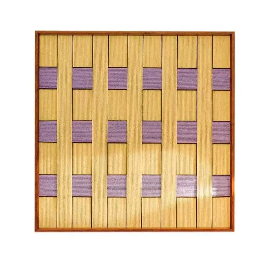 "Lover’s Moonlight Violet" — Textured Fiber Wall Art