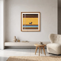 Pawsy Puppy - Textile Art #SQ049