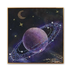 Purple Asteroid Painting Kit – DIY Cosmic Art | Create Stunning Purple Space Rocks