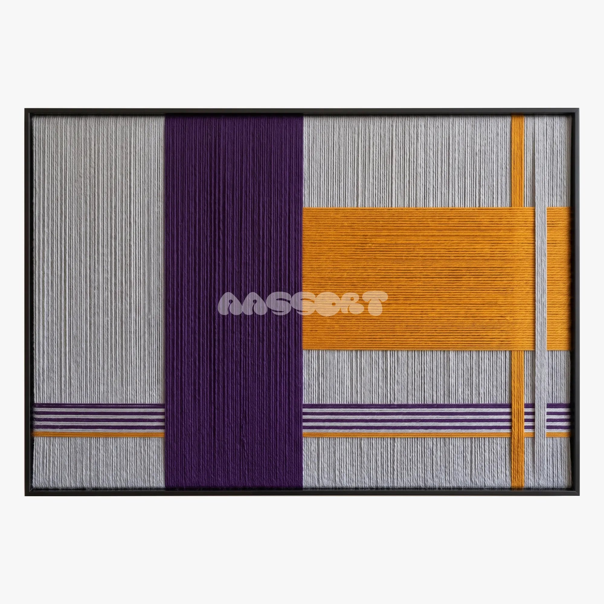 Purple Gold - Textile Art #RE073