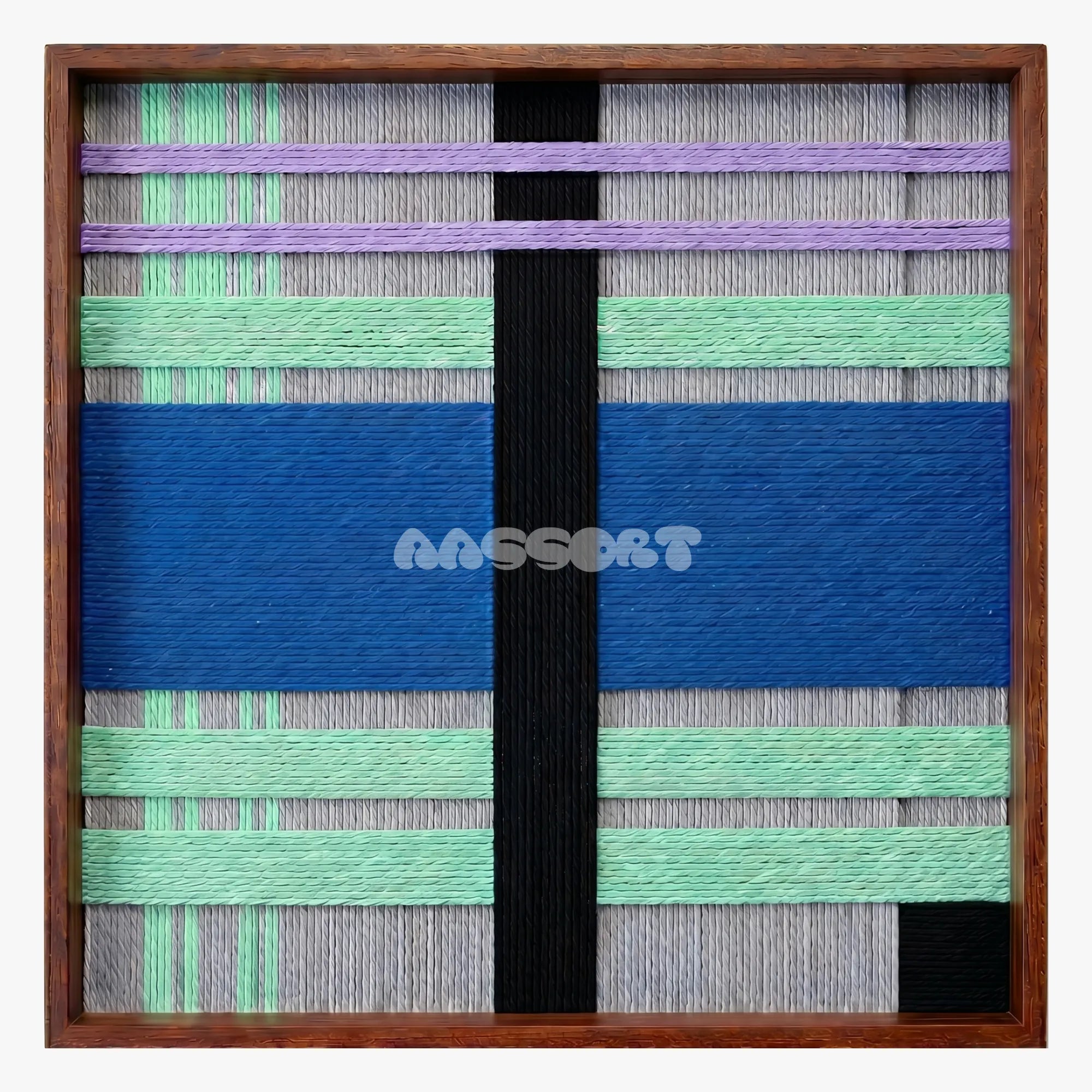 Winter Aurora - Textile Art #SQ112