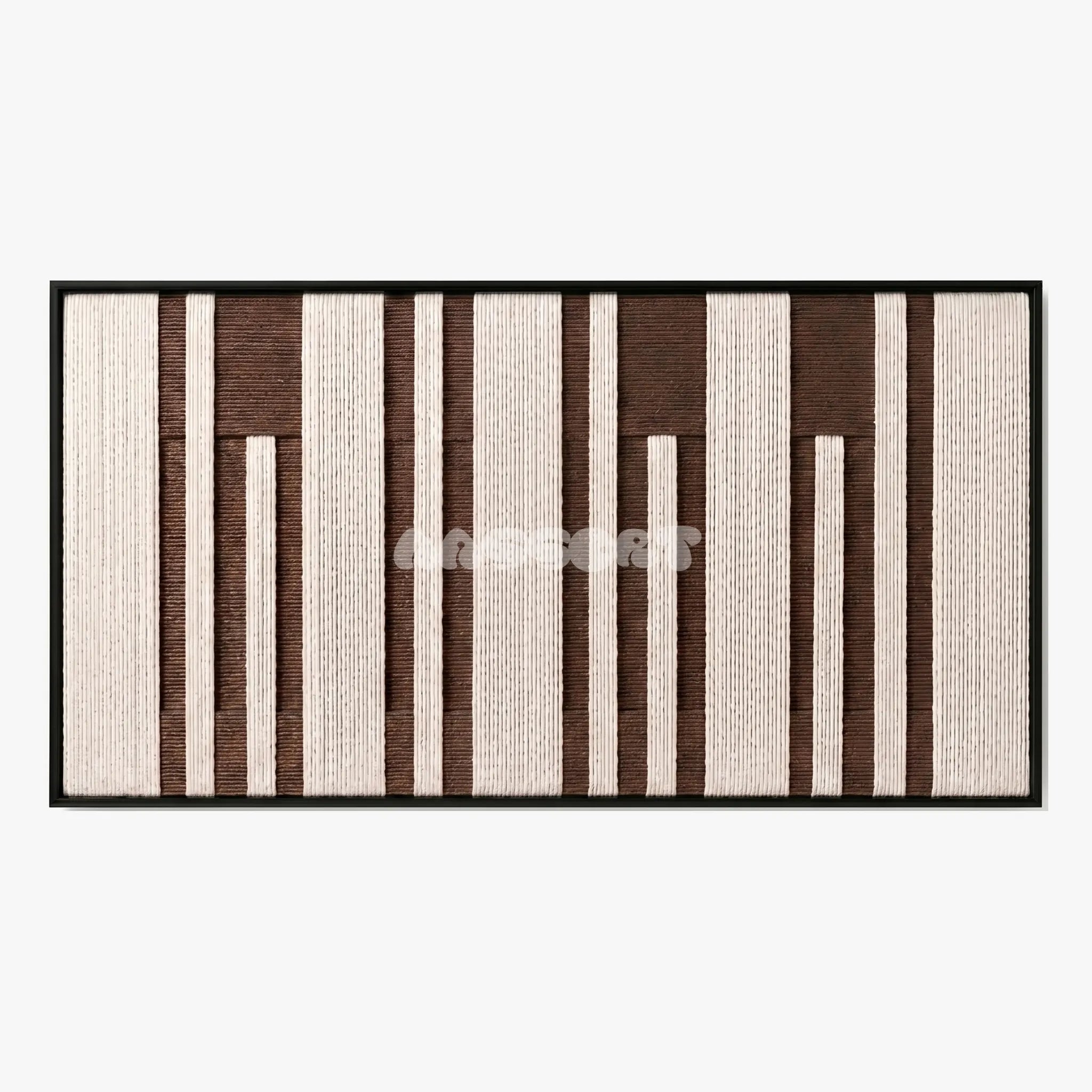 Cocoa Pillars - Textile Art #RE035