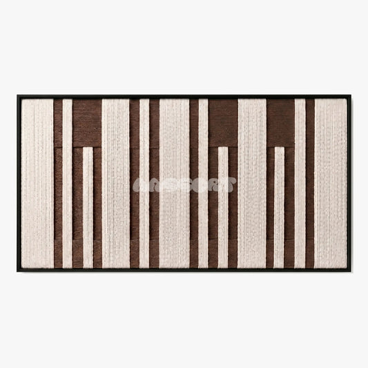 Cocoa Pillars - Textile Art #RE035