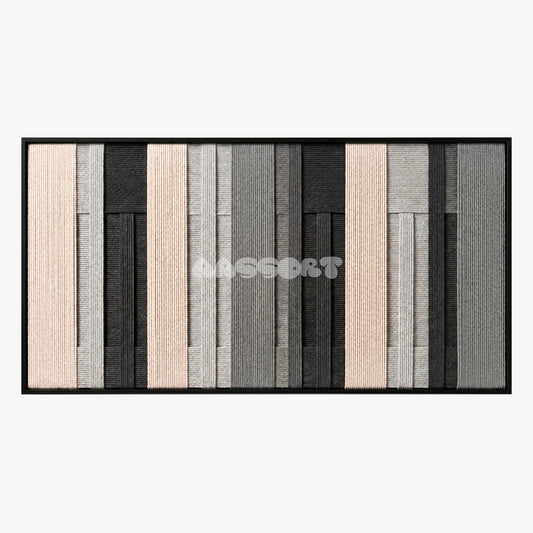 Ivory Structure - Textile Art #RE047