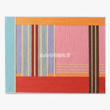 Rainbow Hearts - Textile Art #RE005