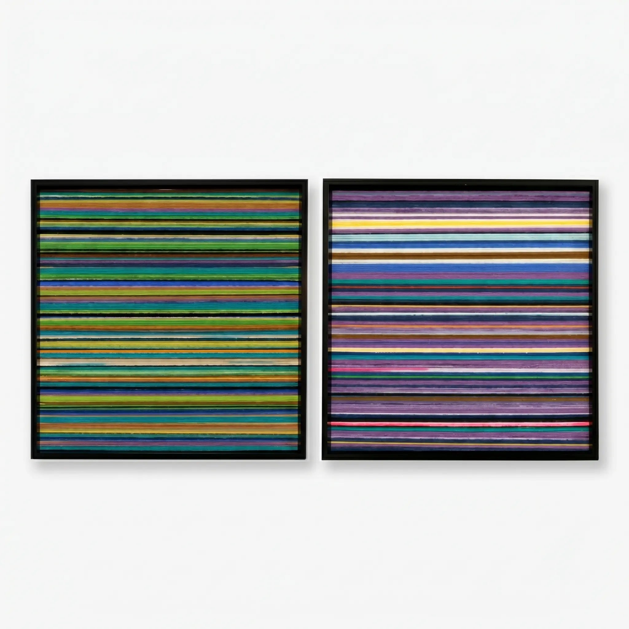 "Reconstructing the future" — Textured Fiber Wall Art