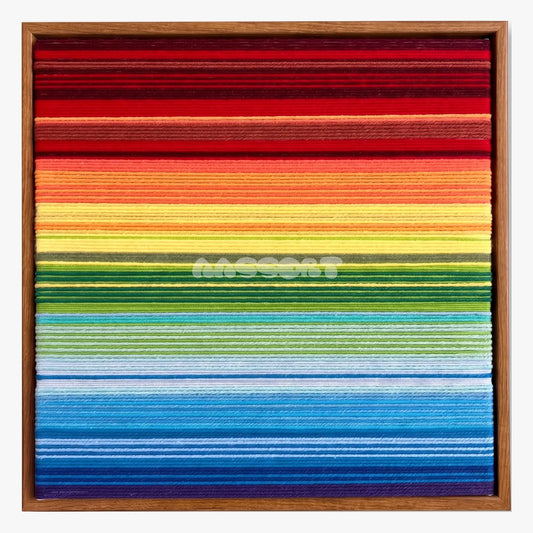 Rainbow - Textile Art #SQ004