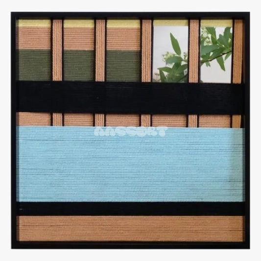 Outside The Window - Textile Art #SQ009