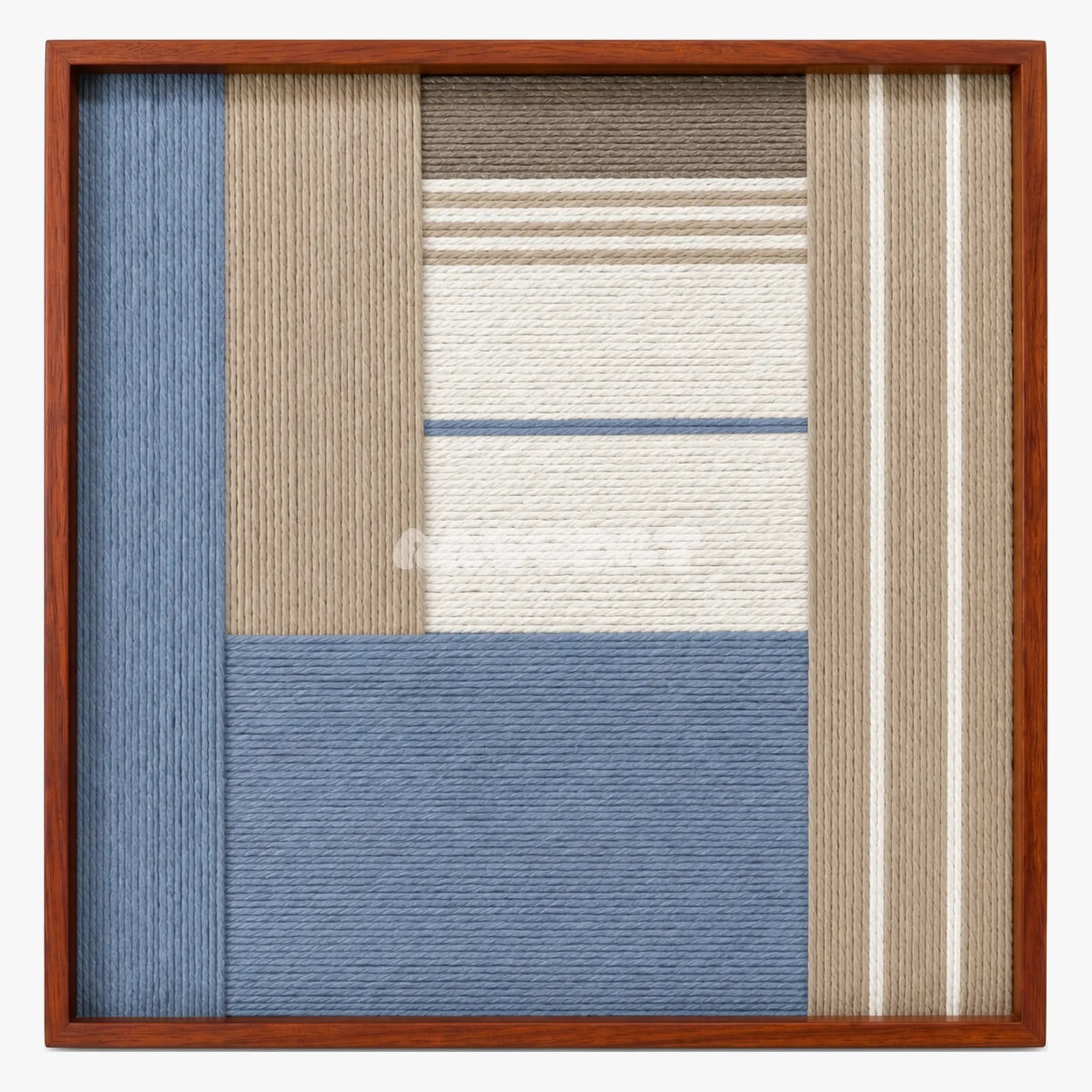 Cerulean Mist - Textile Art #SQ130