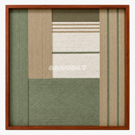 Verdant Alcove - Textile Art #SQ131