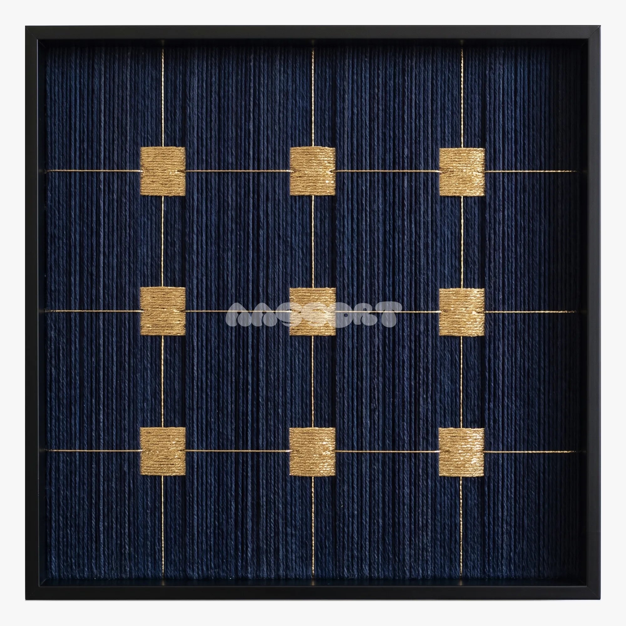 Golden Circuit - Textile Art #SQ160