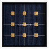 Golden Circuit - Textile Art #SQ160