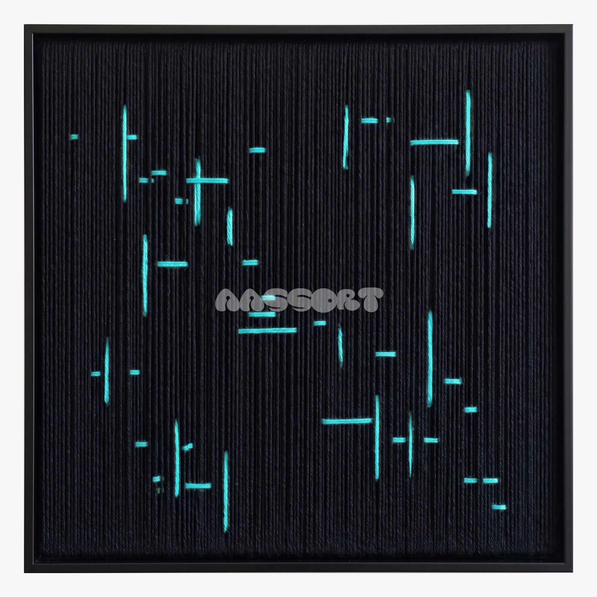 Broken Score - Textile Art #SQ162