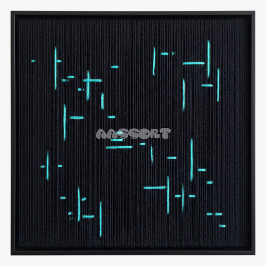 Broken Score - Textile Art #SQ162
