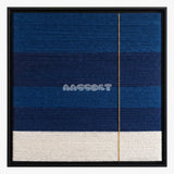 Blue Threshold - Textile Art #SQ164