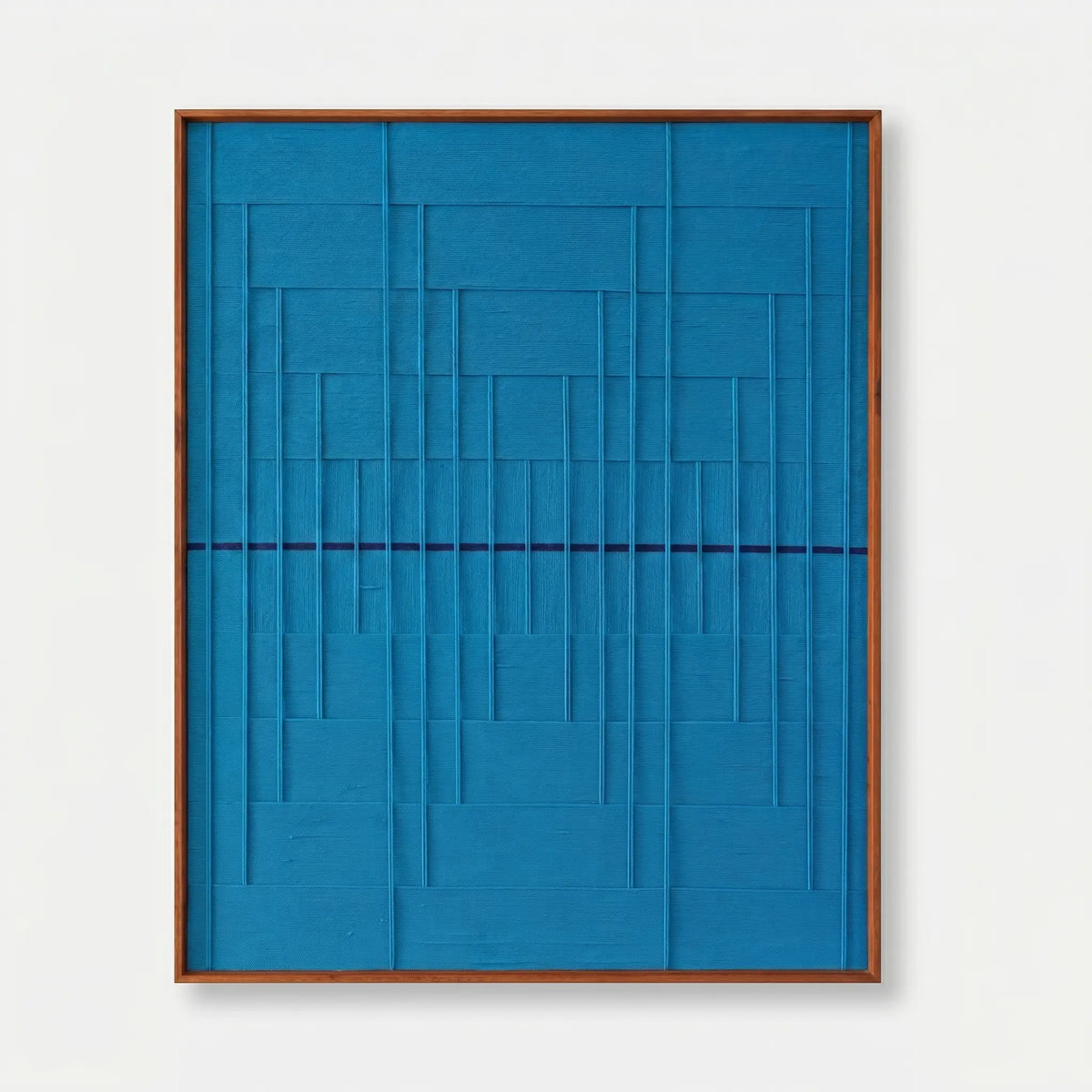 “Submersion” - Textured Fiber Wall Art