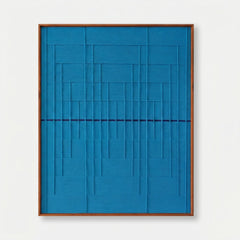 “Submersion” - Textured Fiber Wall Art