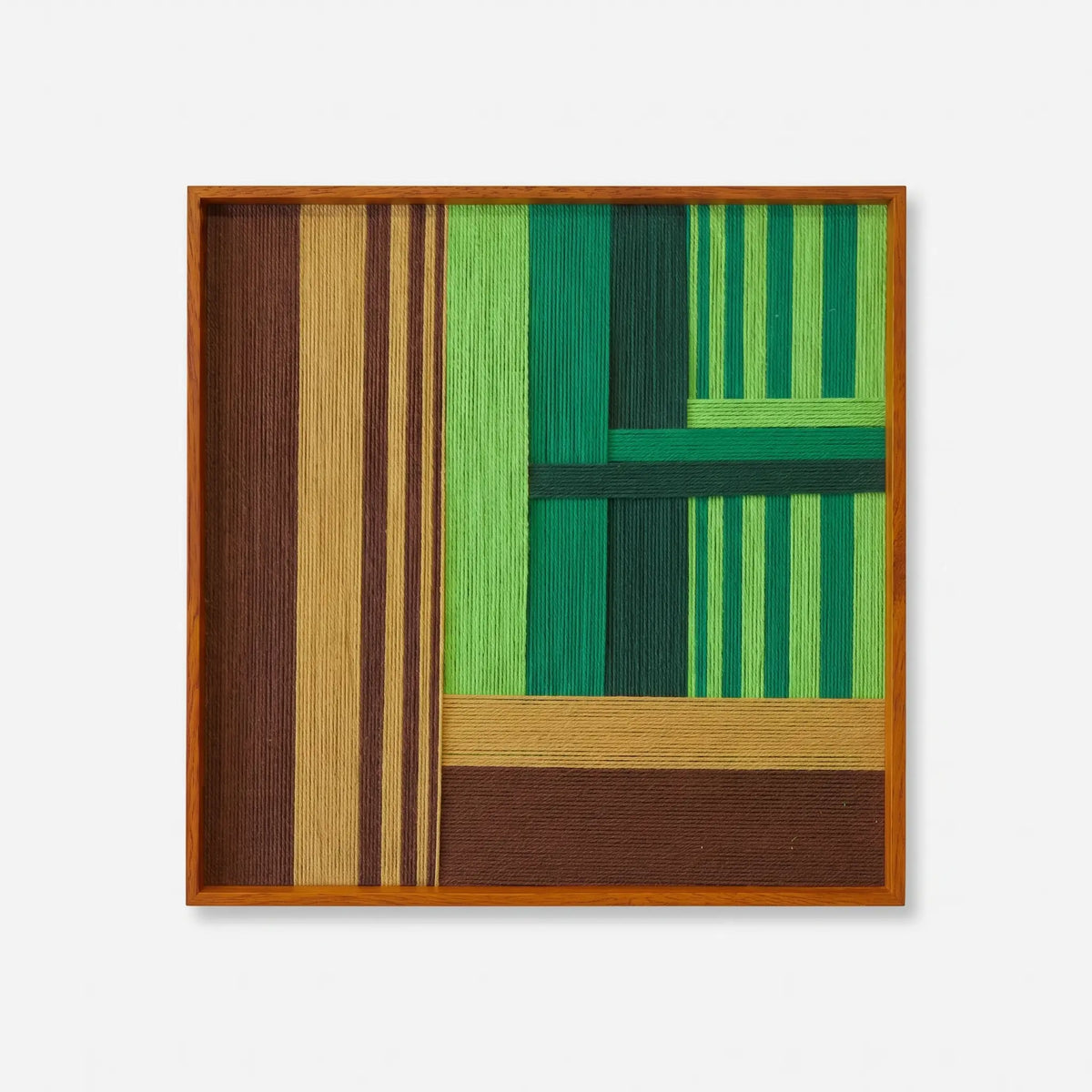 "Summer Mountain Walk" — Textured Fiber Wall Art