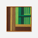 "Summer Mountain Walk" — Textured Fiber Wall Art