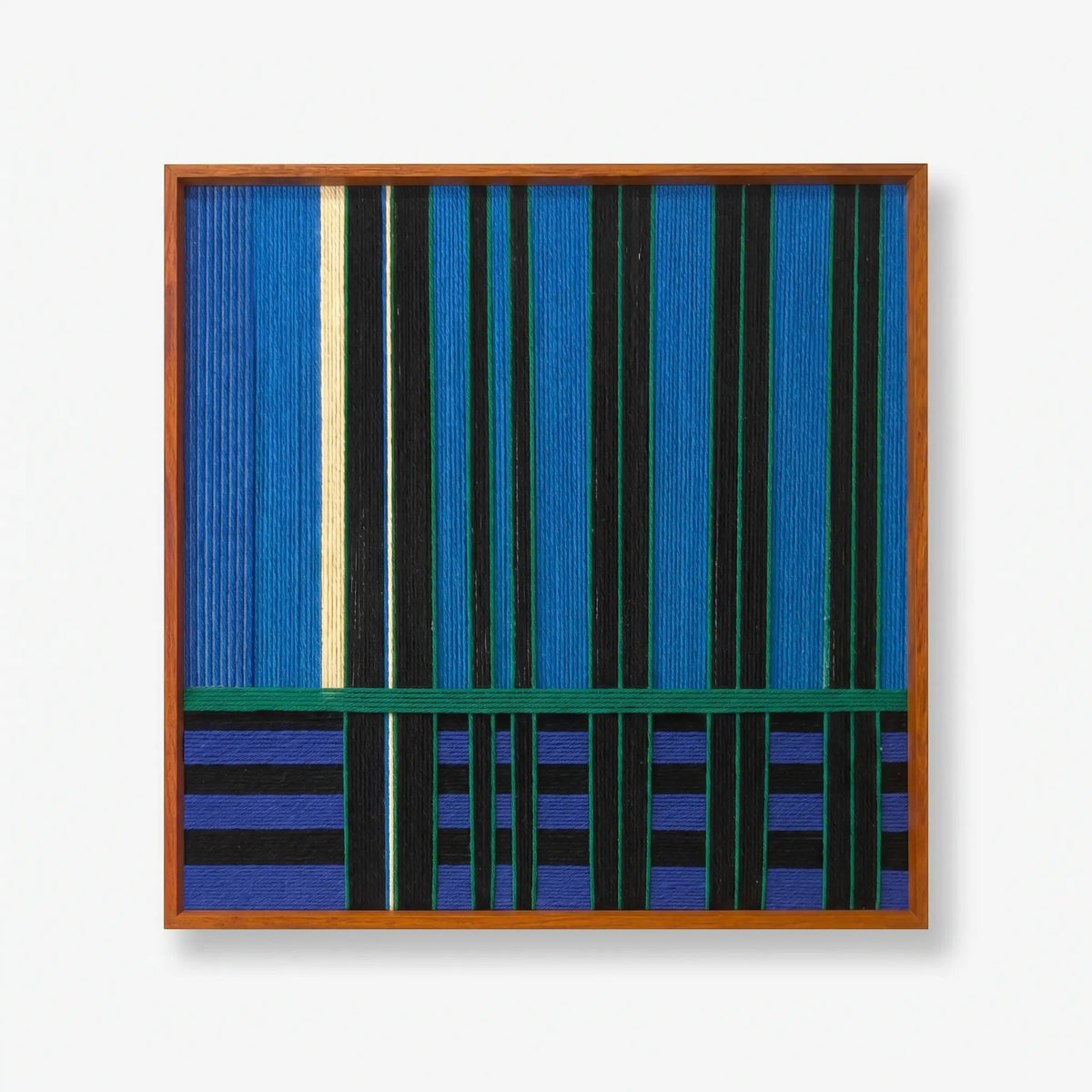 "Summer Night's Serenity" — Textured Fiber Wall Art