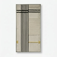 “The Monologue” - Textured Fiber Wall Art
