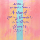 Blooming Flowers - Textile Art #RE010