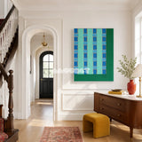 Endless Summer in Hawaii RE017 soft cotton cord wall art displayed in a bright home setting with tropical ocean colors.