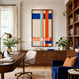 Midtown Rhythm tactile yarn wall decor bringing playful city energy and rhythmic structure to a refined interior.
