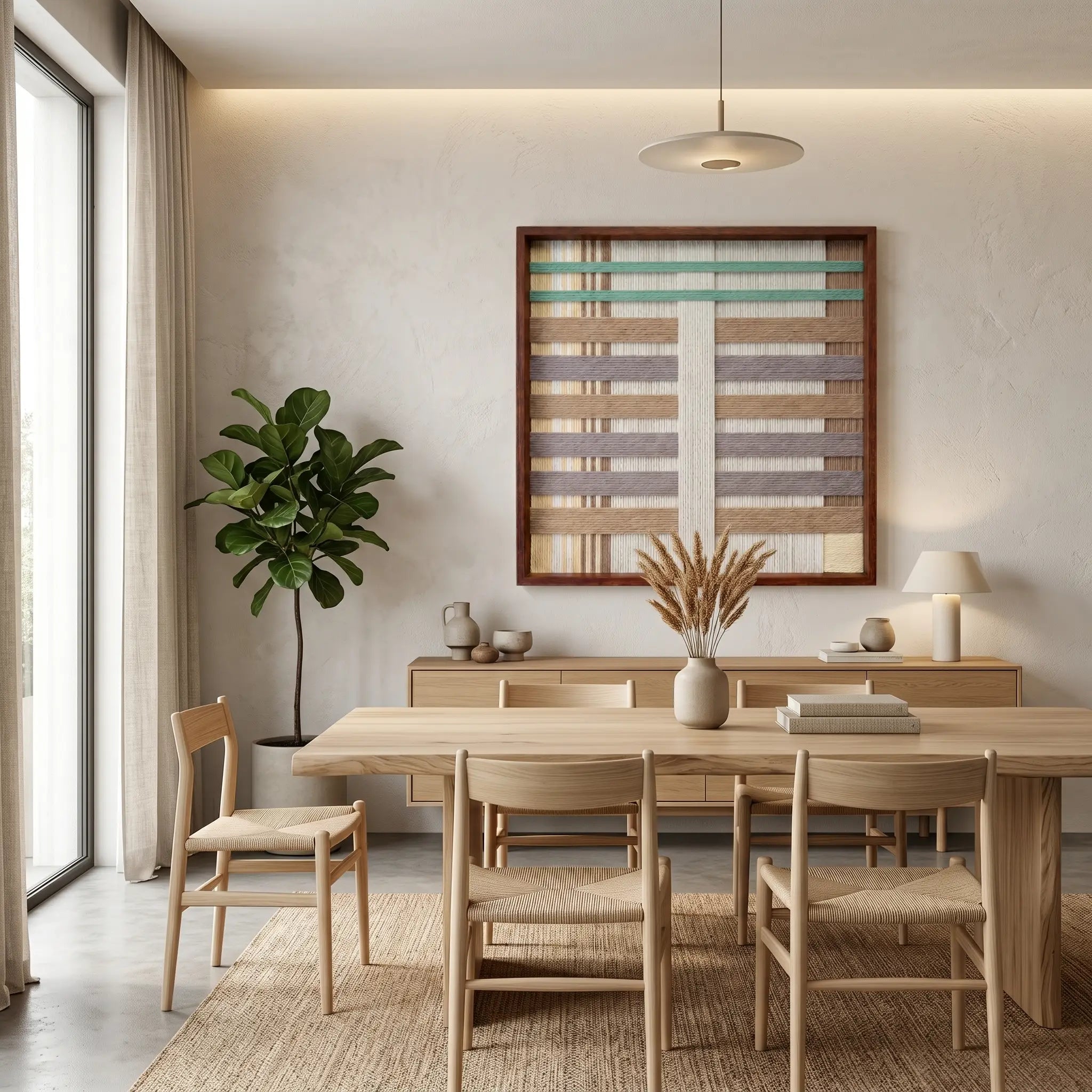 sleeping-flora-wool-art-modern-dining-room