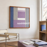 Material Mass SQ084 geometric textile wall art displayed as a modern interior statement piece.