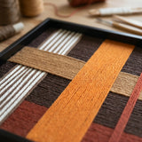 Angled studio view of Sunlit Symphony SQ099 highlighting multi-directional soft cotton cord craftsmanship.